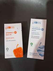 Plum Vitamin C & Niacinamide Serum combo