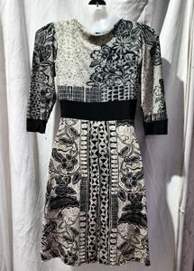 22211.Floral Print Dress