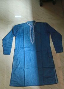 Denim Kurta