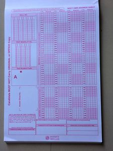 Physics Wallah OMR Sheet