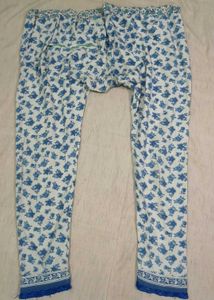 Blue Printed Frock Set