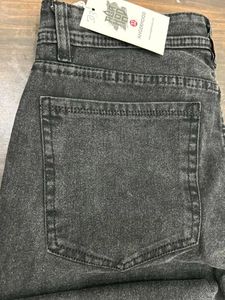 Dark Gray Denim Jeans