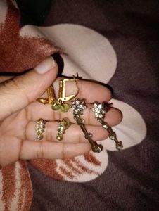 3 Jhumkas Set