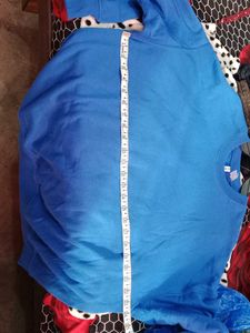 H&amp;M Blue Oversized Sweatshirt