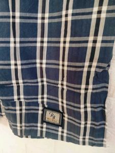 Blue Plaid Shorts