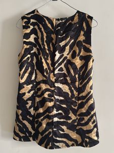 Animal Print Sleeveless Top