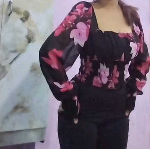 Floral Print Top