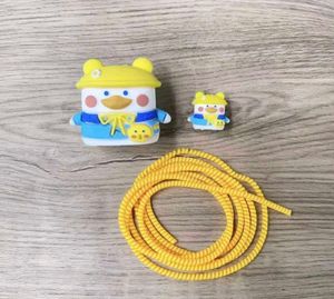 3D Cartoon Dock Case [Yellow]
