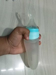 Baby Feeding Bottle with Spoon
