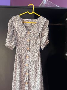 Floral Button-Up Dress