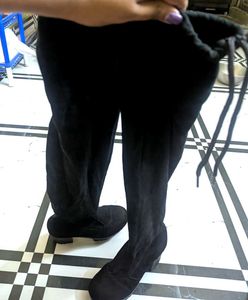 Black Over-the-Knee Boots