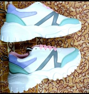 Multi Colour Girls Shoes