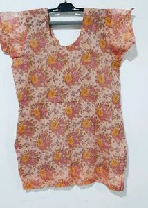 Floral  Short Kurti