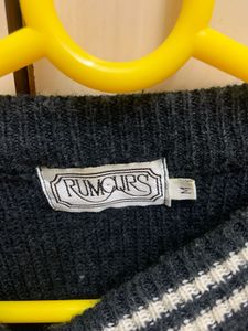 Oversized Striped Knit Sweater