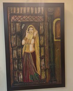 Indian Woman Painting