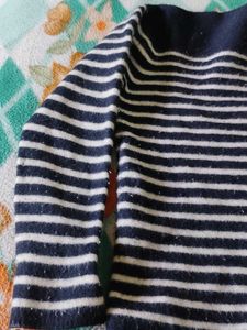 Made in Korea Striped Pullover Sweater Size S/M