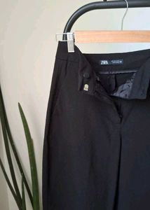 ZARA Black Wide Leg Pants
