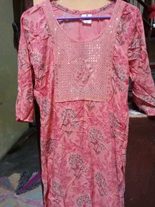 Floral Print Kurta Shrara Set