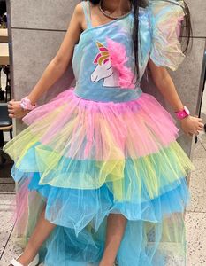 Rainbow Unicorn Tulle Dress