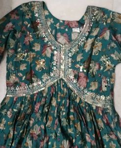 Floral Print Kurta