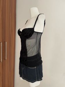 Black Corset Style Top