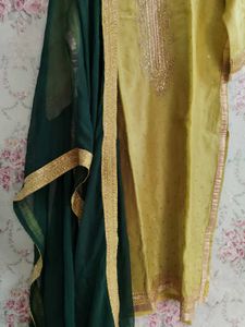 Haldi/Mehndi Kurti + Dupatta