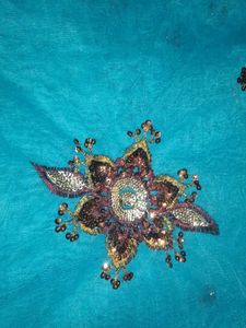 Elegant Turquoise Saree