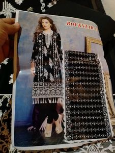Fancy Pakistani Suit Black