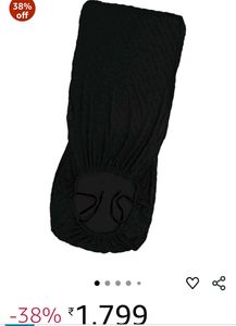 Black Office Chair Cover