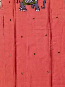 Elegant Peach Kurta Set