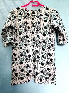 Floral Print Tunic Top