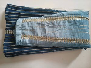 Teal Dress Material (prices are for two pairs)