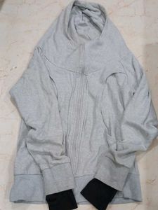 Gray Zip-Up Hoodie