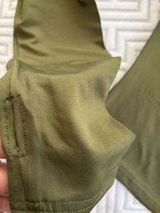 Olive Green Long Sleeve Top