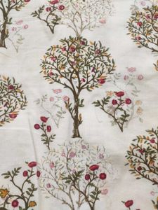 Printed White Kurta