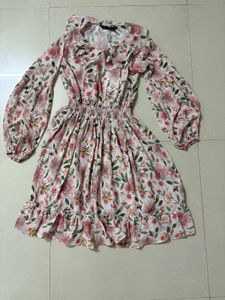 Floral Print Mini Dress