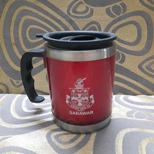 Red Steel Mug