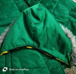 half Green Jacket For Women