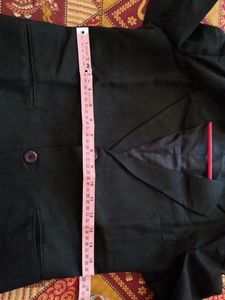 Women Solid Single Brested Formal Blazer