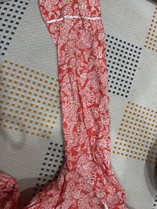 Red Paisley Top