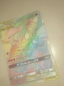 Reshiram & Charizard GX Card