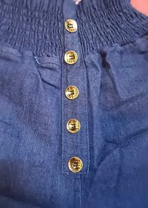 Wide Leg Denim Pants