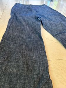 Wide Leg Denim Pants