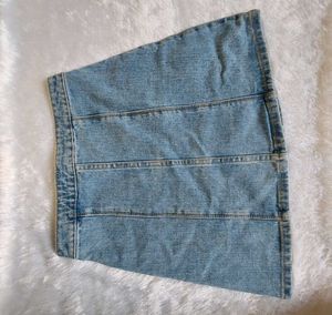 Denim Mini Skirt