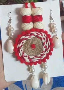 Handmade Necklace and Earrings Set