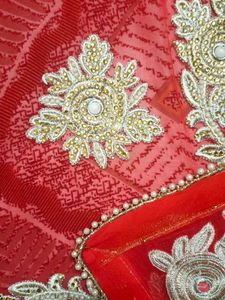 Embroidered saree