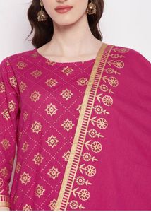 Rani Pink Kurta Set