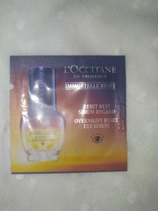 L&#39;Occitane Immortelle Reset Eye Serum Samples