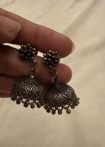 Oxidised Silver Plated Dual Tone Gold and Silve