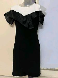 Pinterest Chic Black &amp; White Dress